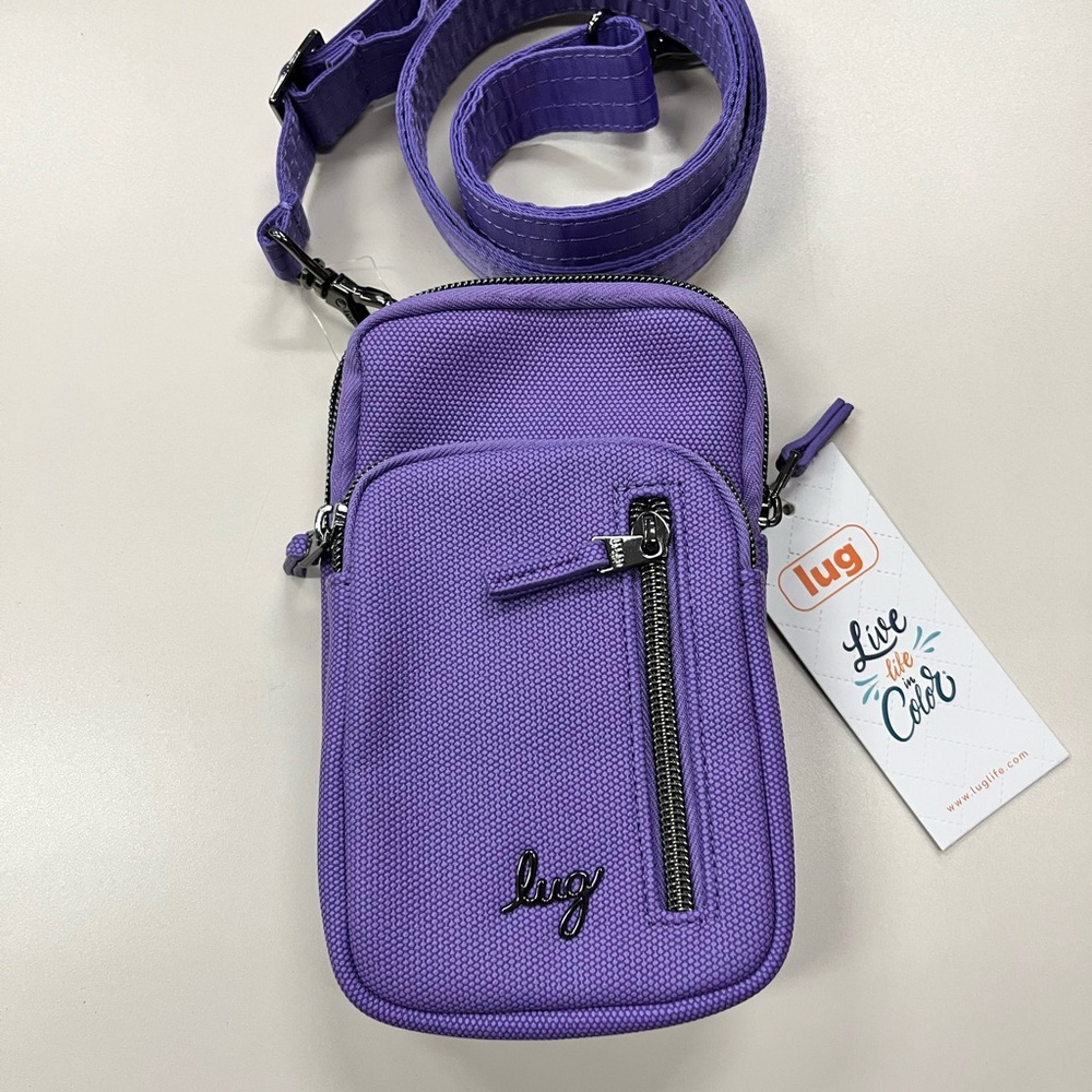 Lug Pitter Patter Matte Luxe VL Crossbody Bag 
NWT -  Color: Amethyst Purple